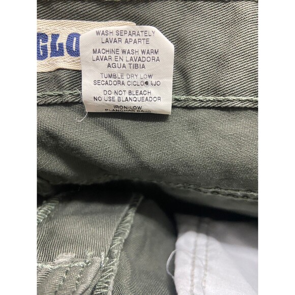 Vintage Faded Glory Mom Jeans Womens 12 Petite Army Green High Rise Straight - Picture 4 of 7